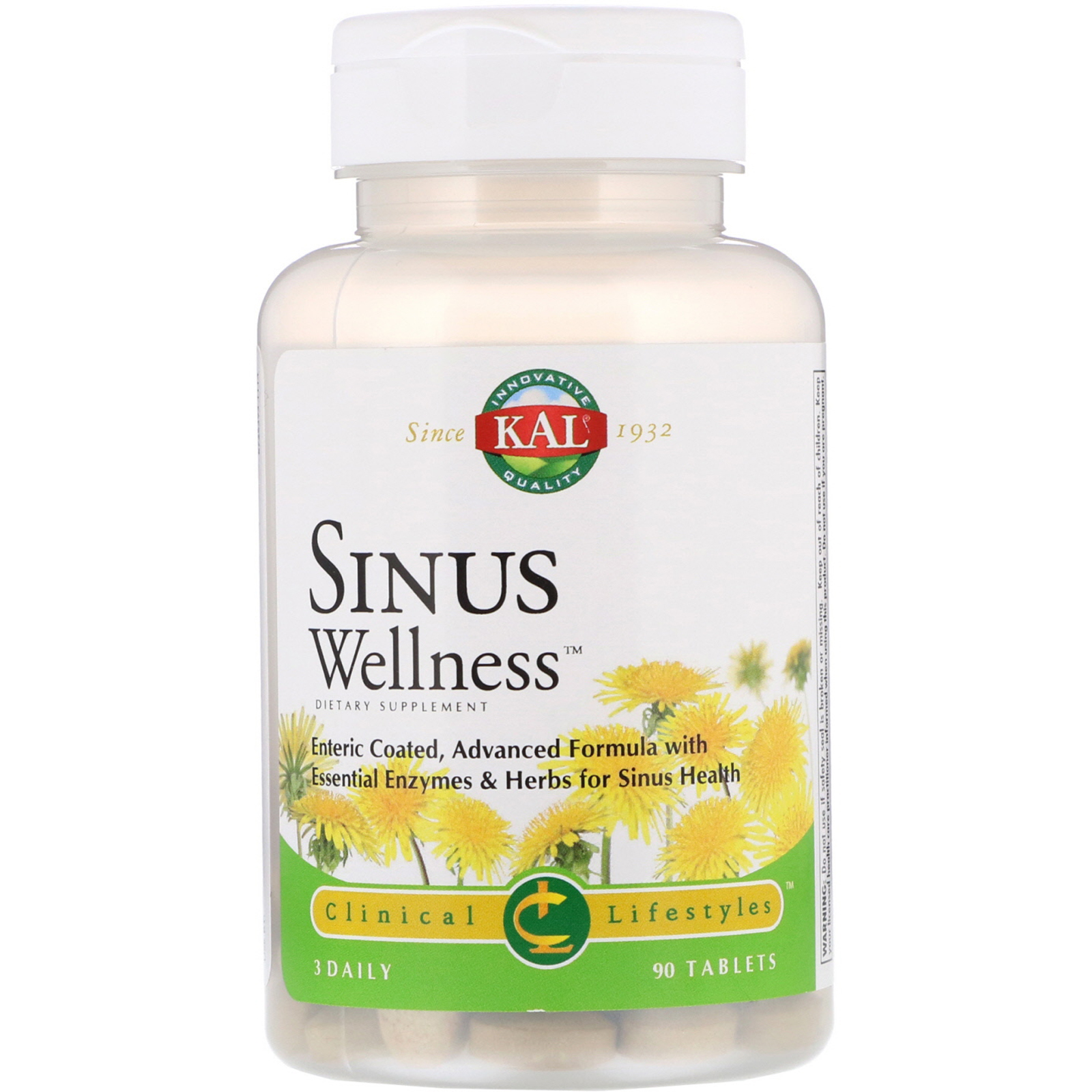 Comprar KAL, Sinus Wellness, 90 Tablets