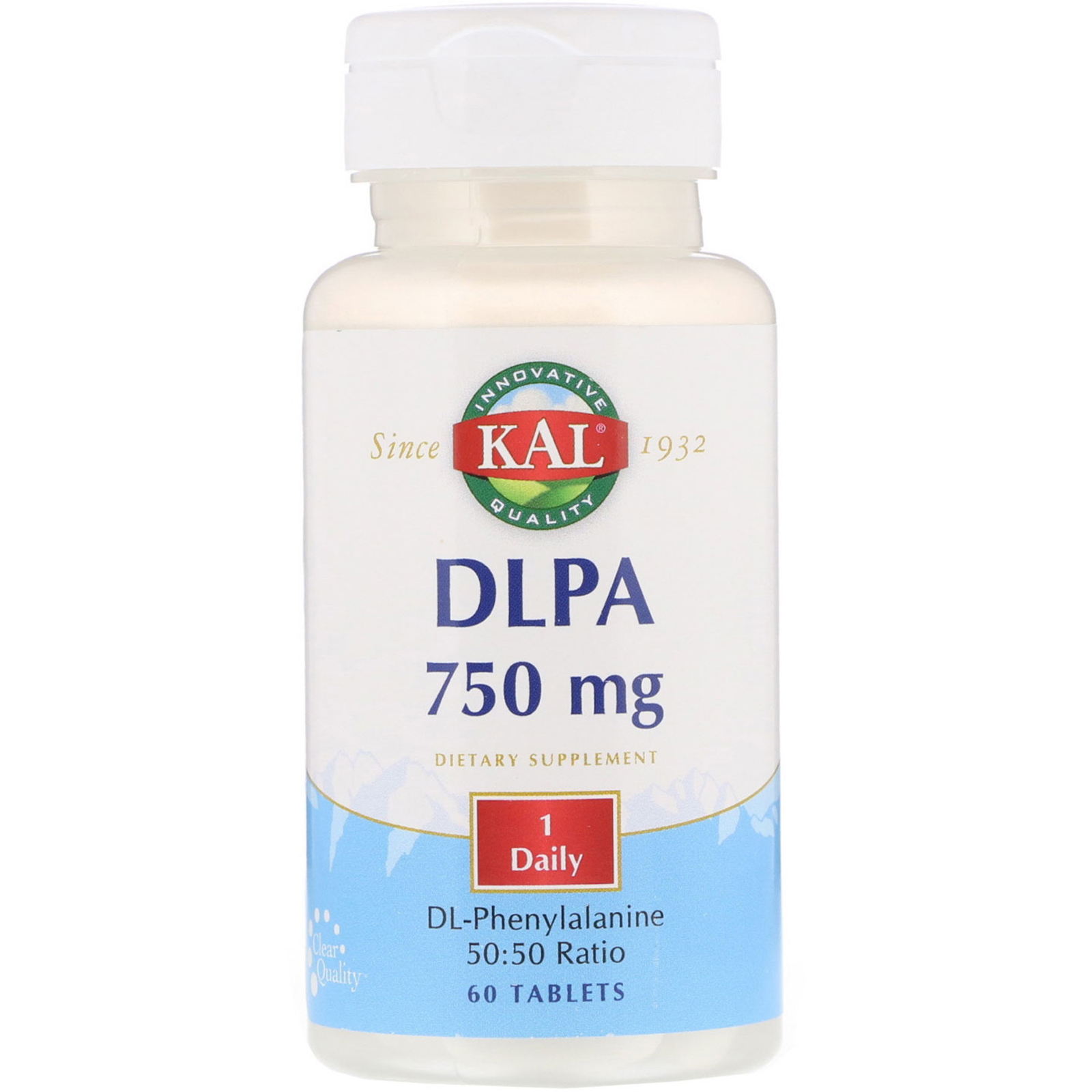 Comprar KAL, DLPA, 750 mg, 60 Tablets