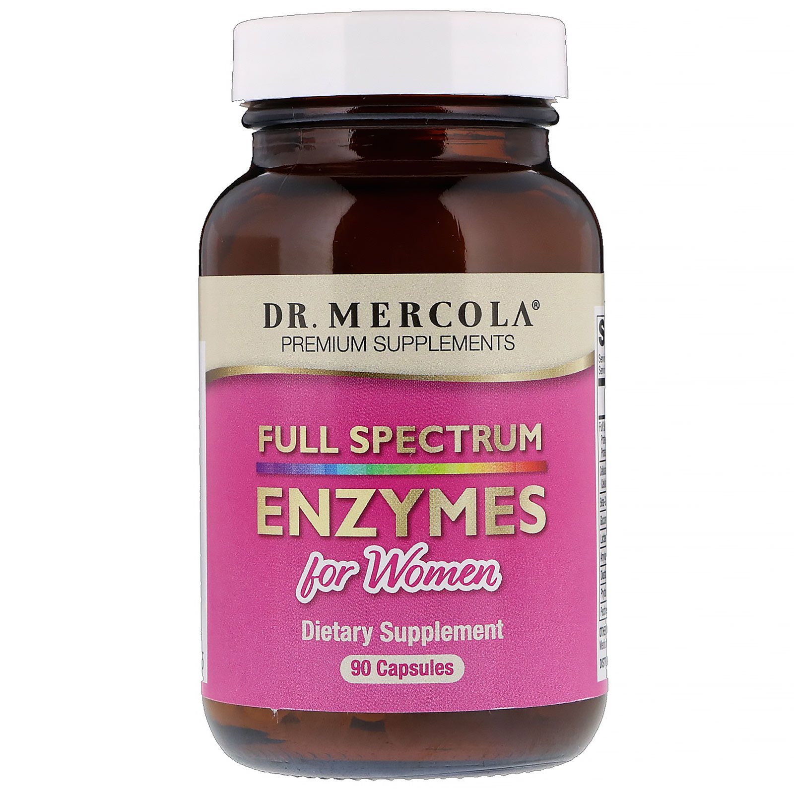 Comprar Dr. Mercola, Full Spectrum Enzymes for Women, 90 Capsules