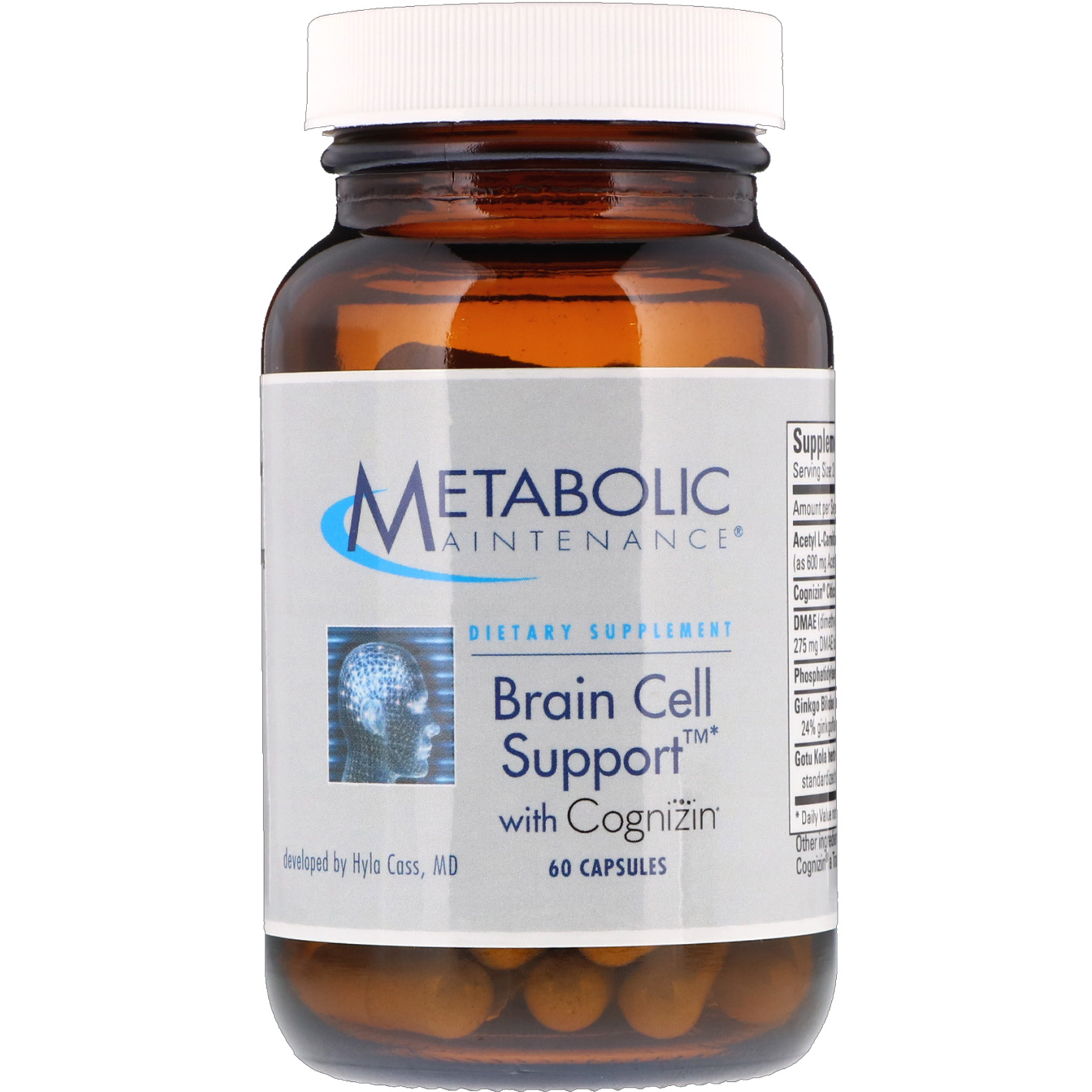 Comprar Metabolic Maintenance, Brain Cell Support with Cognizin, 60 Capsules