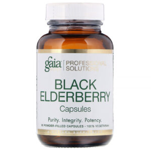 Comprar Gaia Herbs Professional Solutions, Sabugueiro Preto, 60 Cápsulas (Pó)
