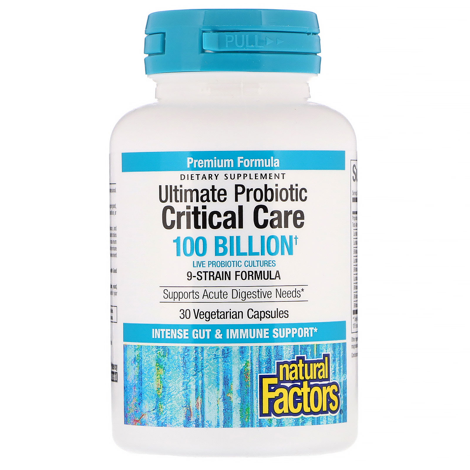 Comprar Natural Factors, Ultimate Probiotic, Critical Care, 100 Billion CFU, 30 Vegetarian Capsules - Imagem 3