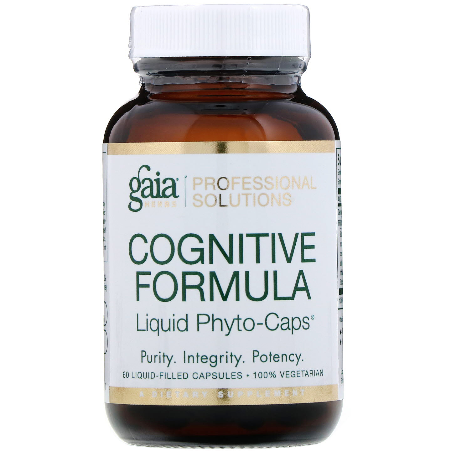 Comprar Gaia Herbs Professional Solutions, Fórmula Cognitiva, 60 Cápsulas (Líquido)