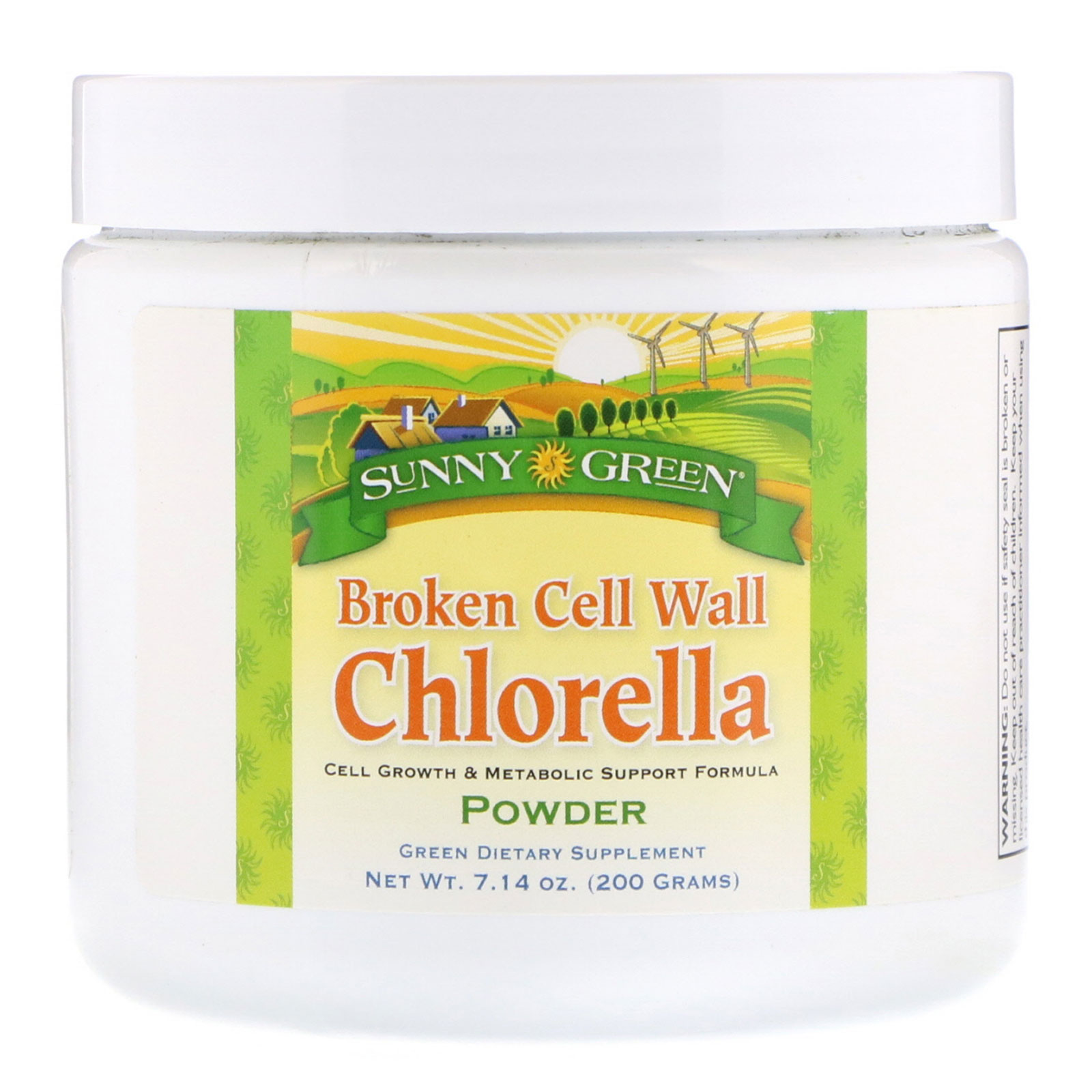 Comprar Sunny Green, Broken Cell Wall Chlorella Powder, 7.14 oz (200 g)