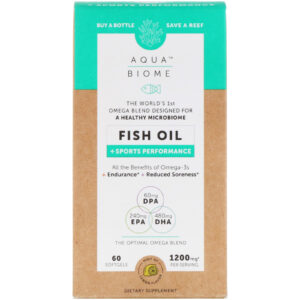Comprar Enzymedica, Aqua Biome, Fish Oil + Sports Performance, Lemon Flavor, 1,200 mg, 60 Softgels