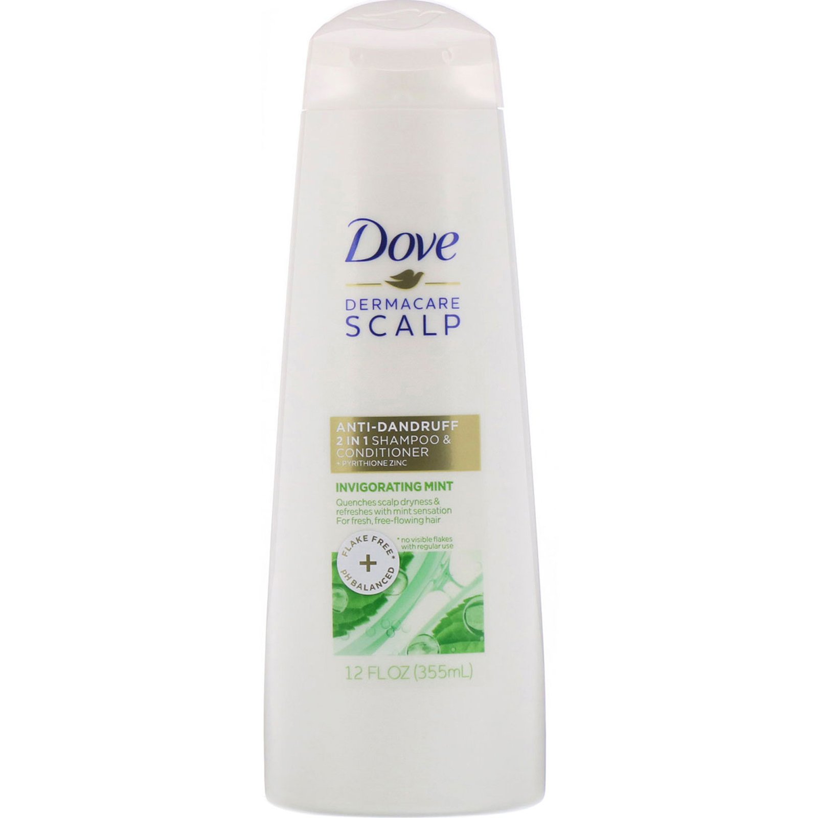 Comprar Dove, Dermacare Scalp, Shampoo e Condicionador Anticaspa 2 em 1, Menta Revigorante, 355 ml (12 fl oz)