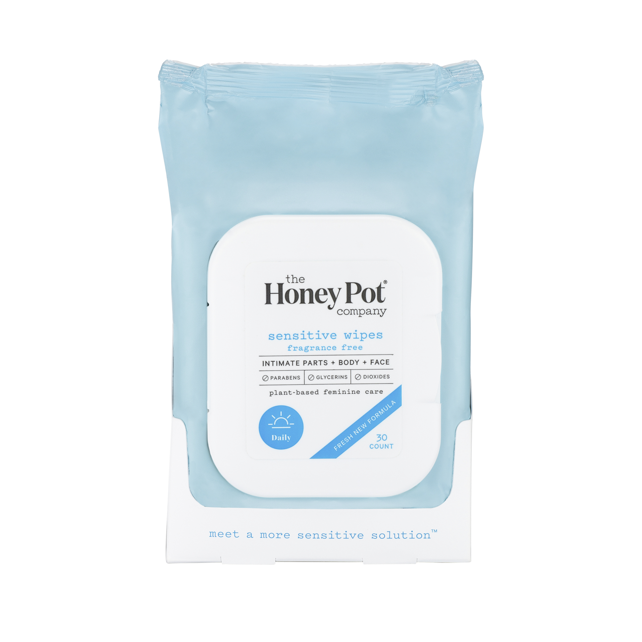 Comprar The Honey Pot Company, Sensitive Wipes, Fragrance Free, 30 Count