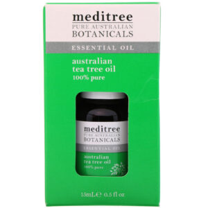 Comprar Meditree, Ingredientes Australianos Puros de Origem Vegetal, Óleo de Melaleuca Australiano 100% Puro, 0,5 fl oz (15 ml)