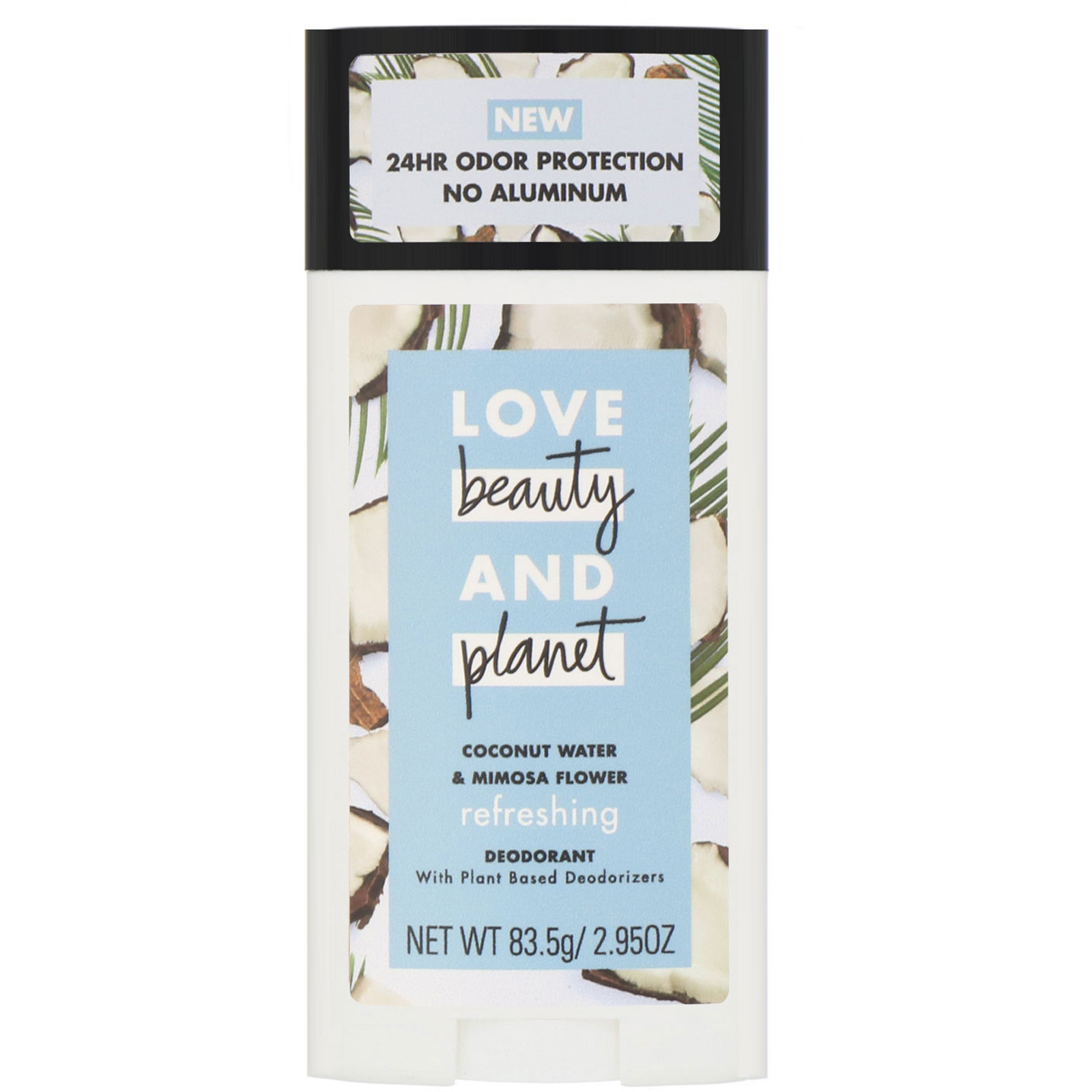 Comprar Love Beauty and Planet, Desodorante refrescante, água de coco e flor de mimosa, 83,5 g