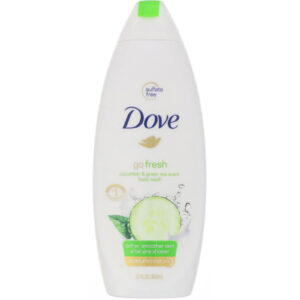 Comprar Dove, Go Fresh, gel de banho, pepino e chá verde, 650 ml