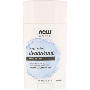 Comprar Now Foods, Long Lasting Deodorant, Unscented, 2.2 oz (62 g)