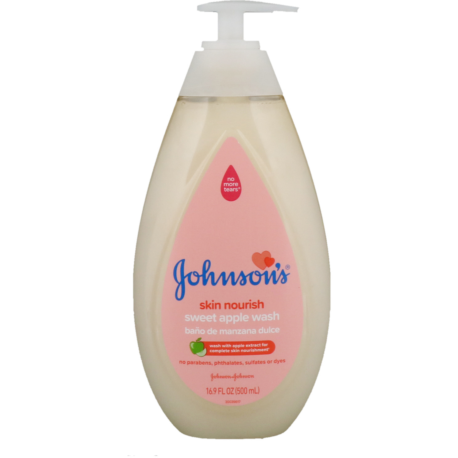 Comprar Johnson & Johnson, Skin Nourish, Sweet Apple Wash, 16.9 fl oz (500 ml)