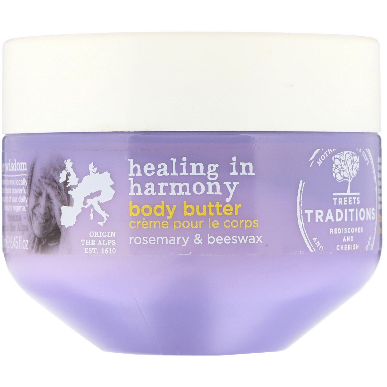 Comprar Treets, Healing in Harmony, Manteiga Corporal, Lavanda Suave, 8,45 fl oz (250 ml)