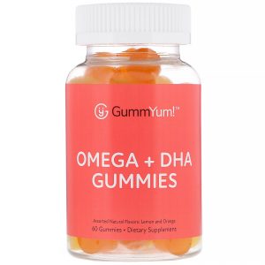 Comprar GummYum!, Gomas de Ômega + DHA, Sabores Naturais Sortidos, 60 Gomas