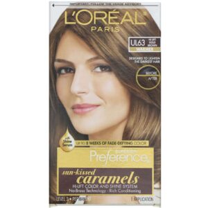 Comprar L'Oreal, Superior Preference, Sistema Hi-Lift Color + Shine, Warmer, Hi-Lift Gold Brown UL63, 1 Aplicação