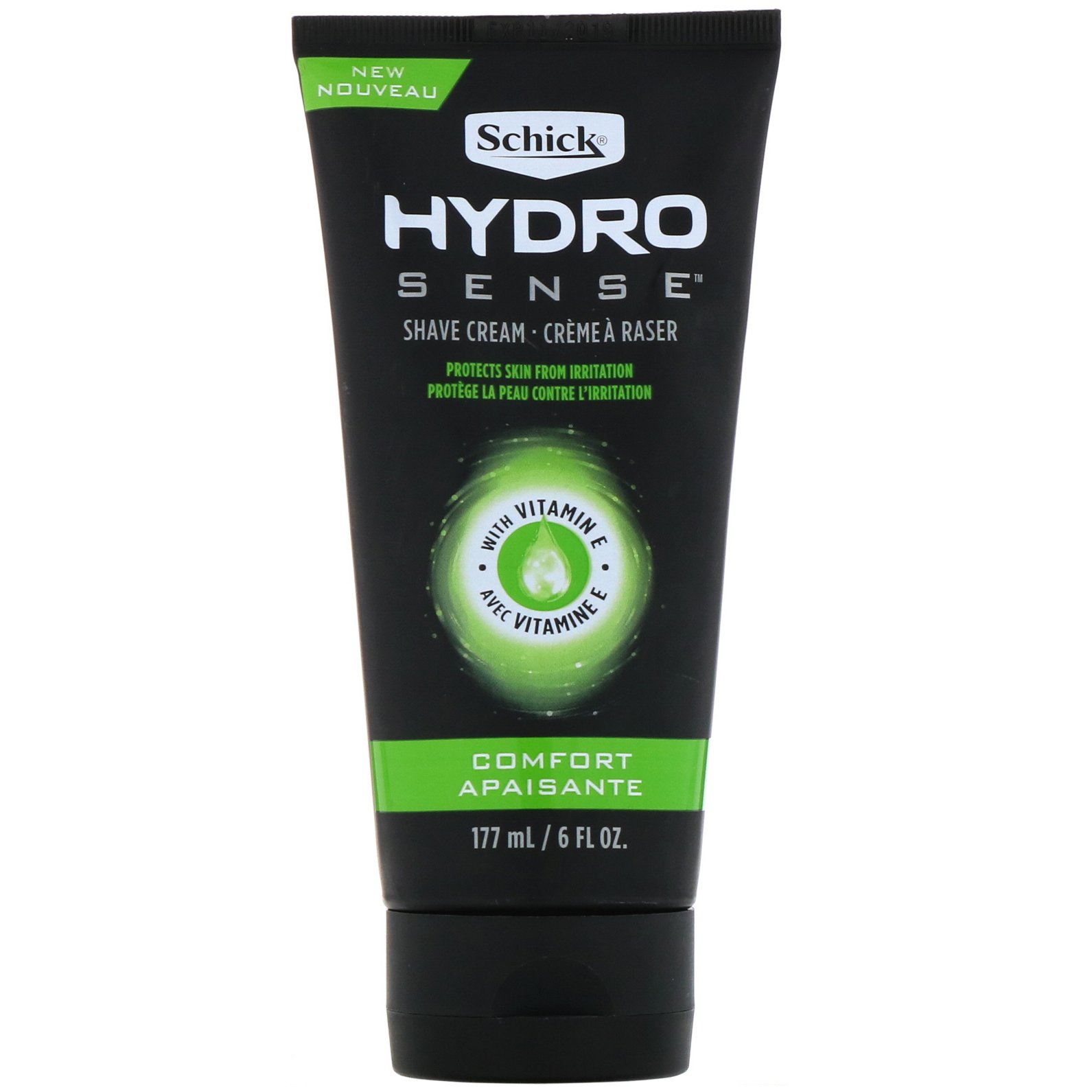 Comprar Schick, Hydro Sense, Shave Cream, Comfort, With Vitamin E, 6 fl oz (177 ml)