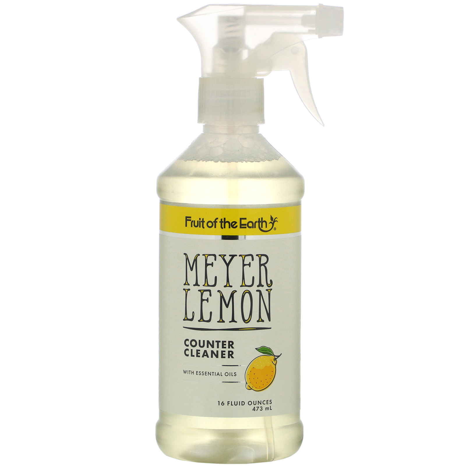 Comprar Fruit of the Earth, Meyer Lemon Counter Cleaner, 16 fl oz (473 ml)