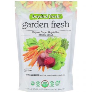 Comprar Beyond Fresh, Fresco do Jardim, Mistura de Supervegetais Orgânicos, Sabor Natural, 6,35 oz (180 g)