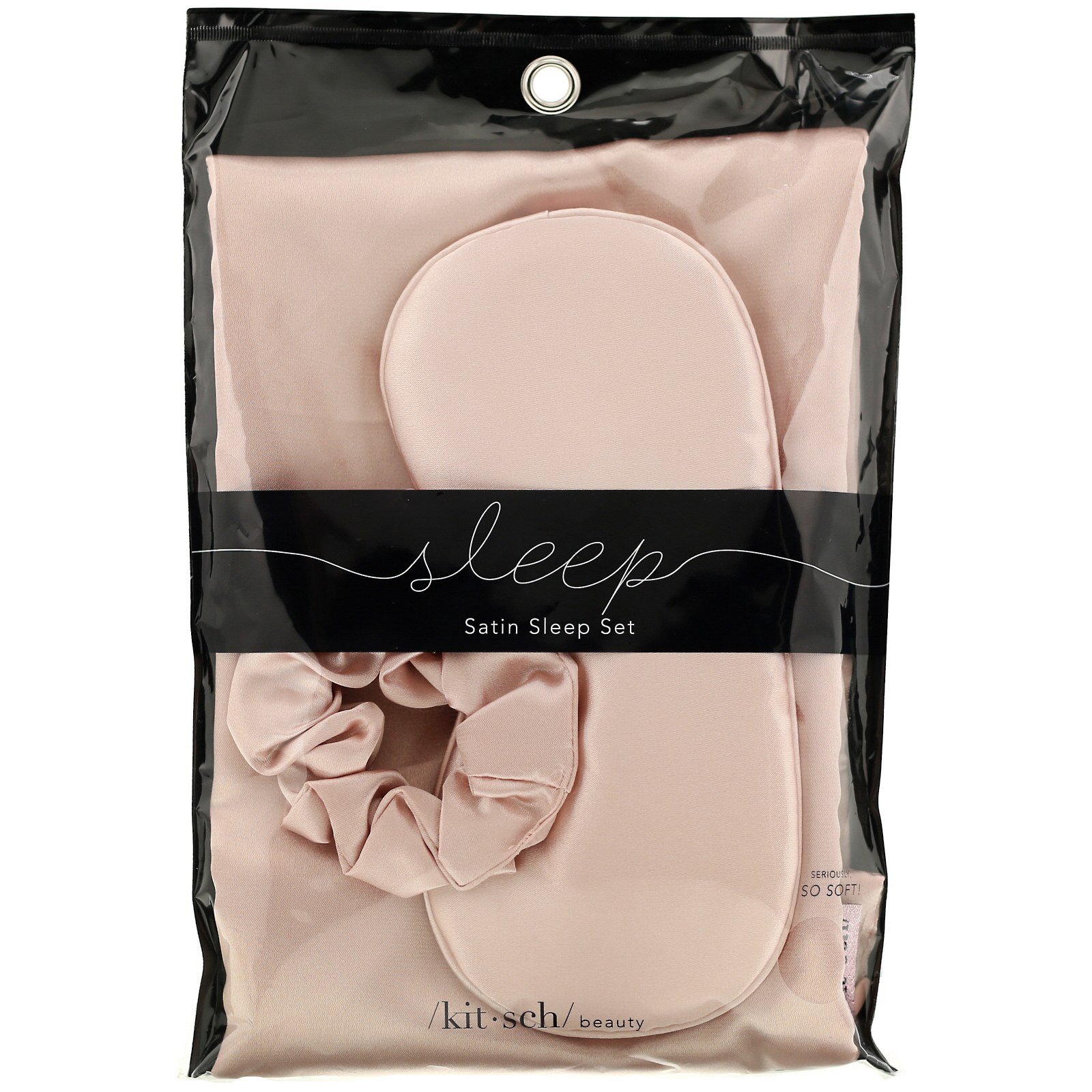 Comprar Kitsch, Conjunto de Cetim para Dormir, Blush, 3 Peças