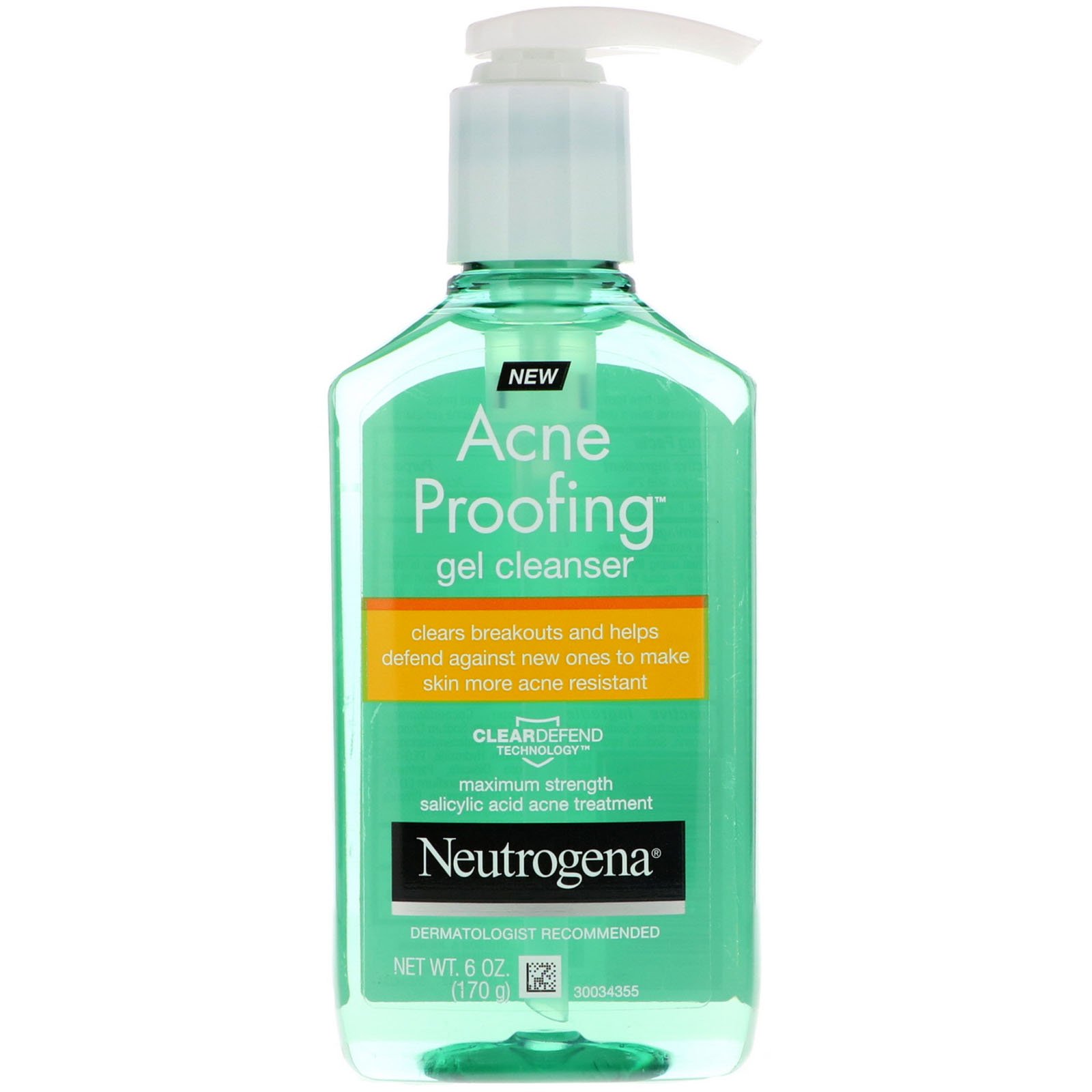 Comprar Neutrogena, À Prova de Acne, Gel de Limpeza, 6 oz (170 g)