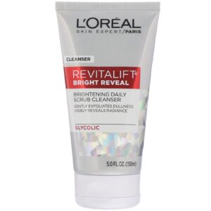 Comprar L'Oreal, Revitalift Bright Reveal, limpador esfoliante diário para brilho, 150 ml