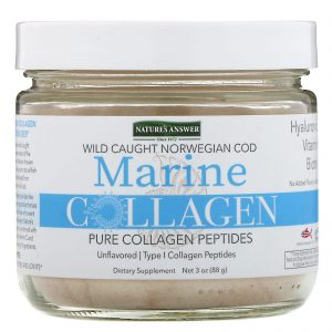 Comprar Nature's Answer, Colágeno Marinho, Bacalhau Norueguês Capturado na Natureza, Sem sabor, 88 g (3 oz)