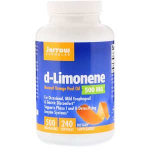 Comprar Jarrow Formulas, d-Limoneno, 500 mg, 240 Cápsulas gelatinosas