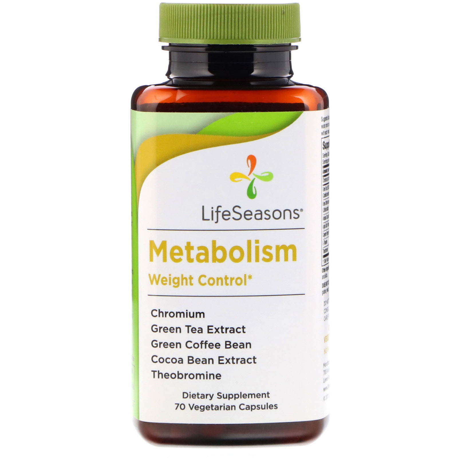 Comprar LifeSeasons, Metabolismo, Controle de Peso, 70 Cápsulas Vegetarianas