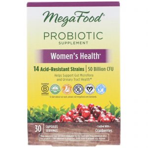 Comprar MegaFood, Suplemento Probiótico, Saúde Feminina, 30 Cápsulas