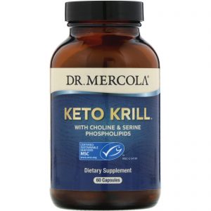 Comprar Dr. Mercola, Keto Krill (cetona de krillo) com Fosfolipídeos de Colina e Serina, 60 cápsulas