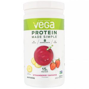 Comprar Vega, Protein Made Simple, Morango e Banana, 263 g (9,3 oz)