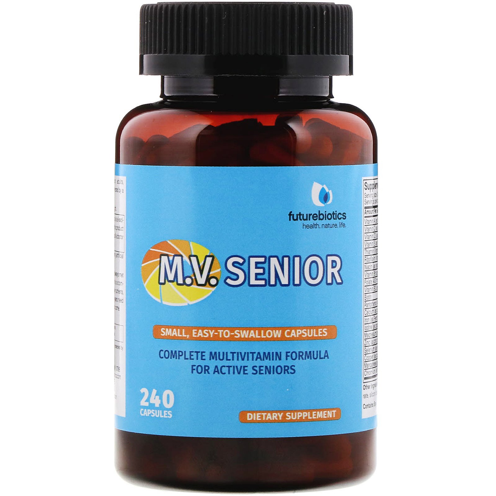 Comprar FutureBiotics, M.V. Senior, 240 Capsules