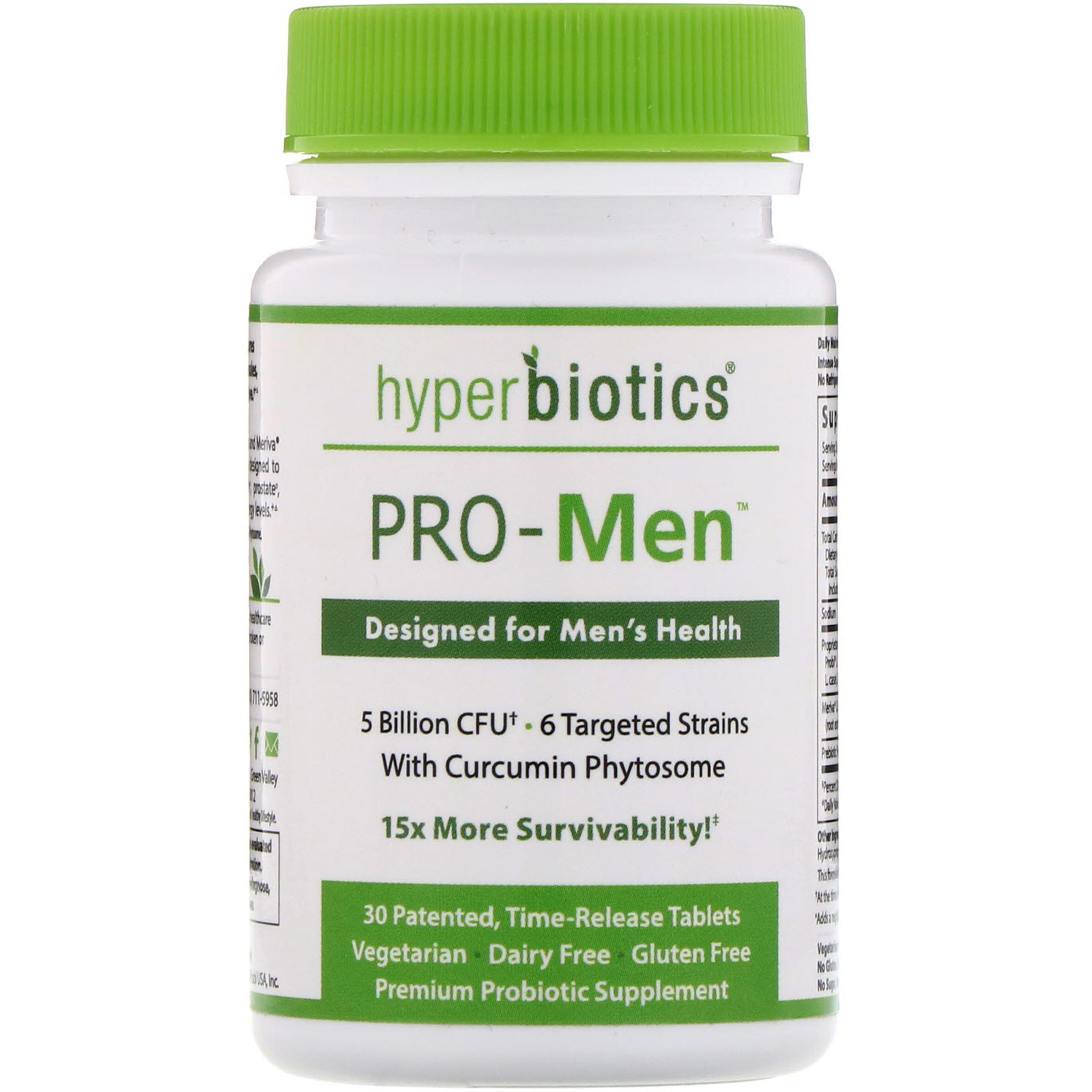 Comprar Hyperbiotics, PRO-Men, 30 Time Release Tablets