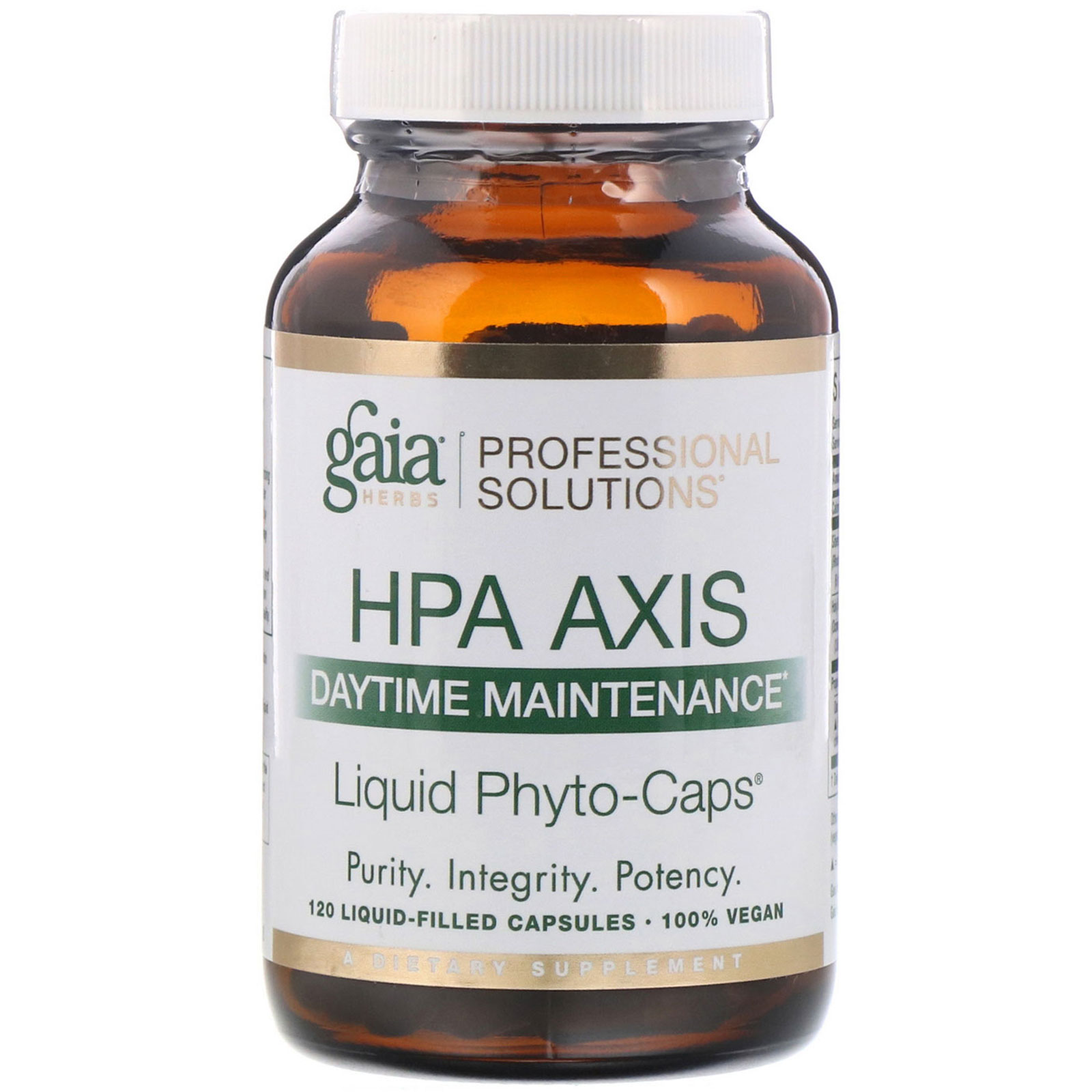 Comprar Gaia Herbs Professional Solutions, HPA Axis, Manutenção Diurna, 120 Cápsulas Líquidas