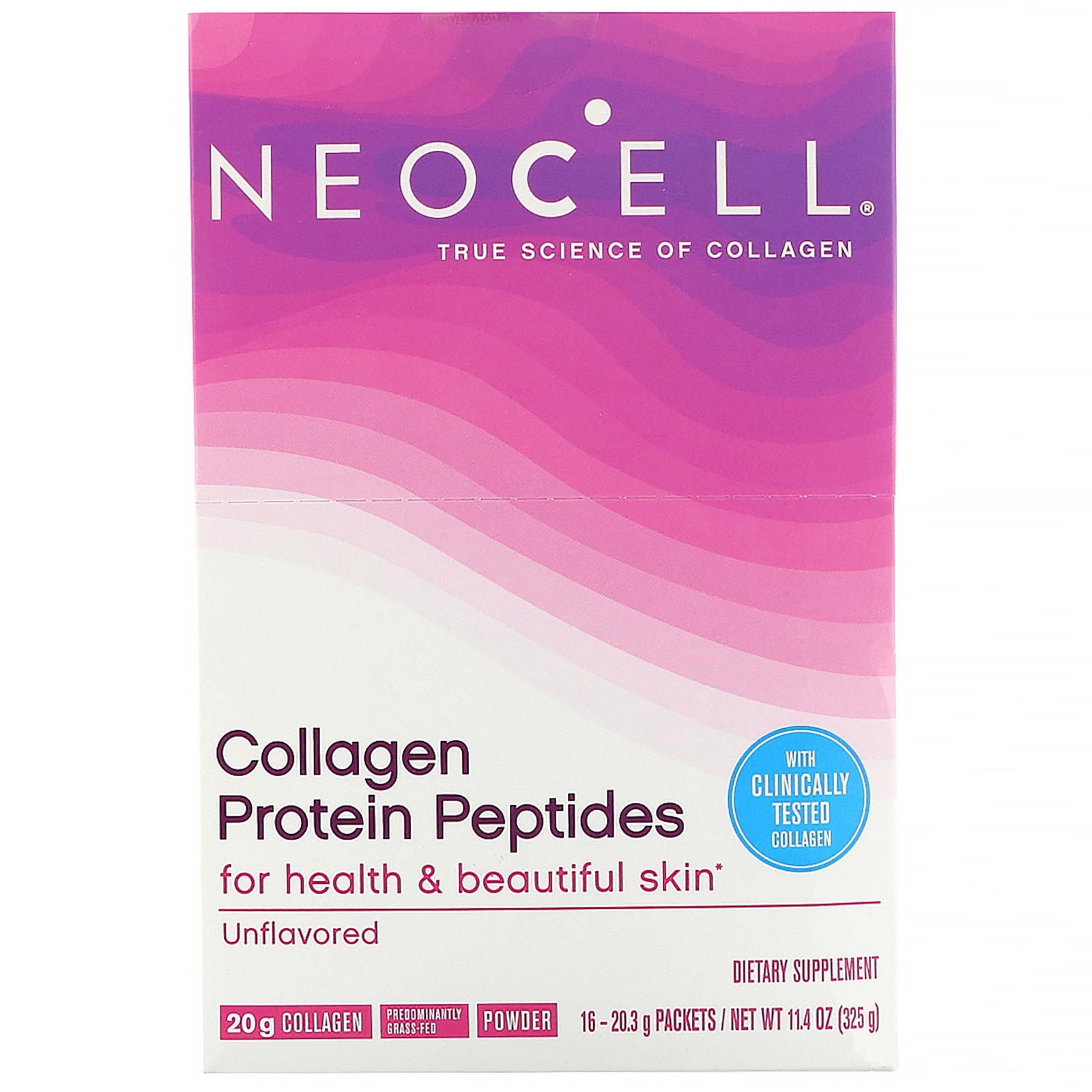 Comprar Neocell, Peptídeos de Proteína de Colágeno, Sem Sabor, 16 Envelopes, 20 g (0,71 oz) Cada - Imagem 2