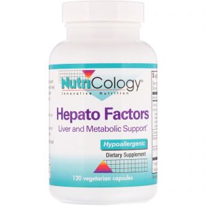 Comprar Nutricology, Hepato Factors, Liver and Metabolic Support, 120 Vegetarian Capsules