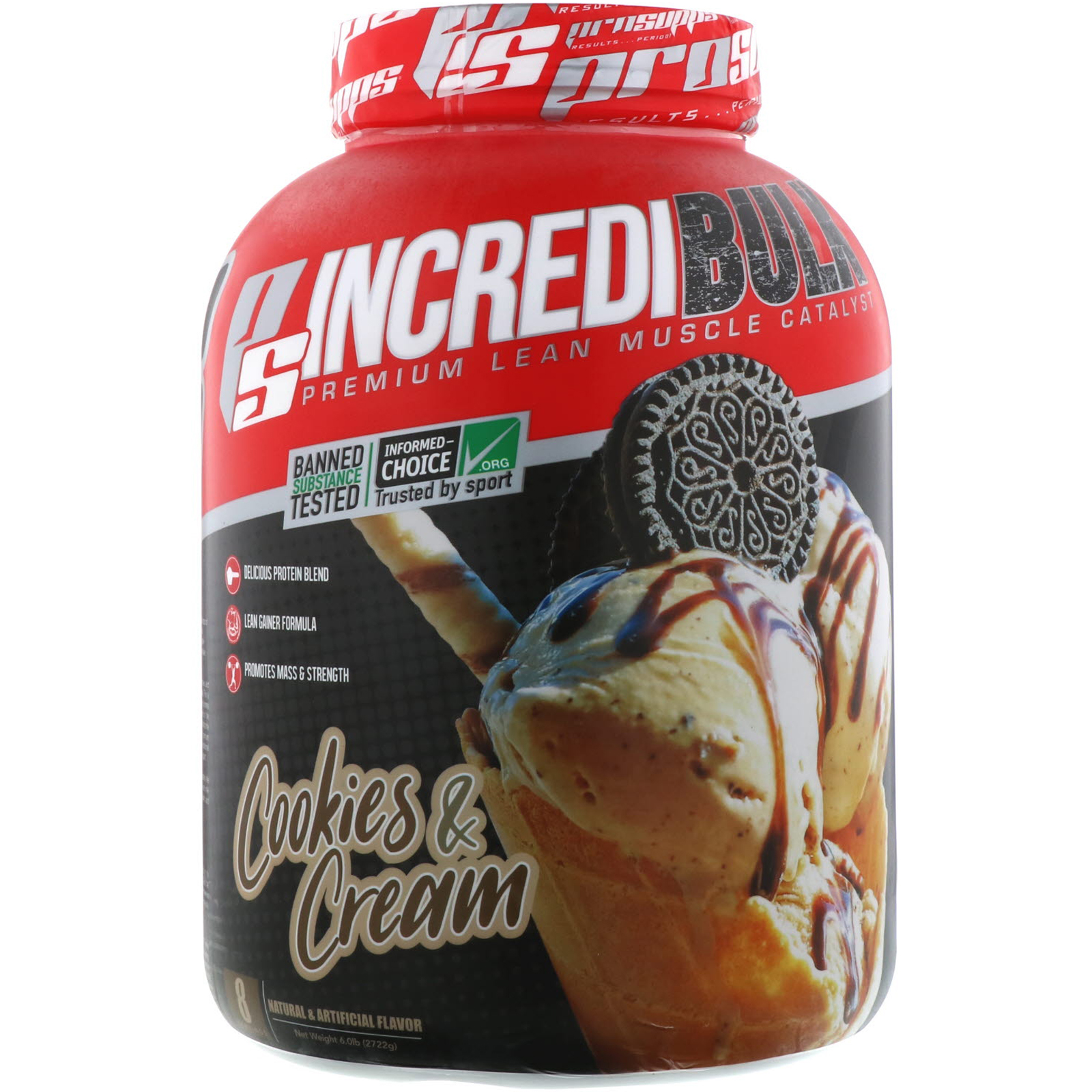 Comprar ProSupps, Incredibulk, Biscoitos e Creme, 2.722 g