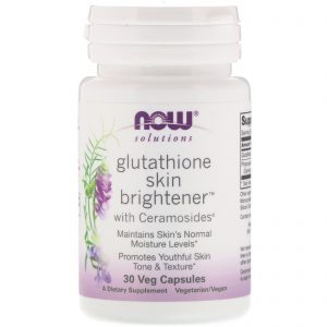 Comprar Now Foods, Solutions, Brilho para Pele de Glutation, 30 cápsulas vegetais