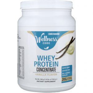 Comprar Life Extension, Wellness Code, Whey Protein Concentrado, Sabor de Baunilha, 500 g (1,1 lbs)
