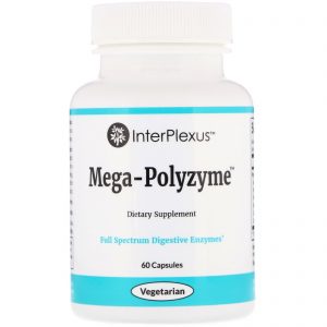 Comprar InterPlexus , Mega-Polyzyme, 60 Cápsulas
