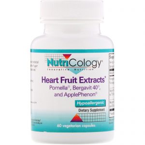 Comprar Nutricology, Heart Fruit Extracts, 60 Vegetarian Capsules