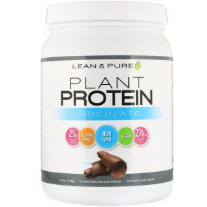 Comprar Lean & Pure, Proteína Vegetal, Chocolate, 19,3 oz (548 g)