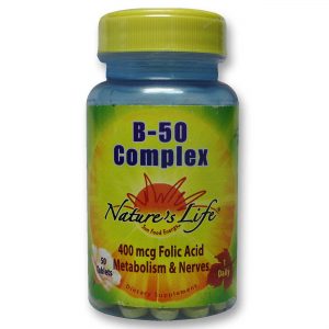 Comprar Nature's Life, B-Complexo 50 mg - 50 Tabletes