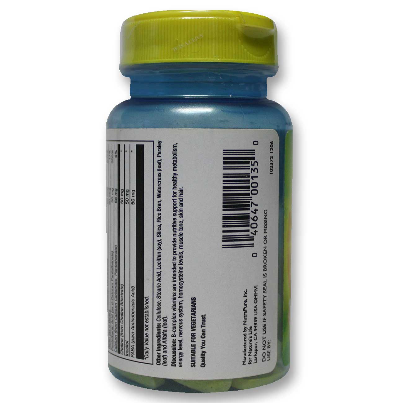 Comprar Nature's Life, B-Complexo 50 mg - 50 Tabletes - Imagem 3