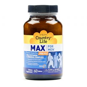 Comprar Country Life, Max For Men® - Multivitaminas e Minerais para Homens - 60 Tabletes