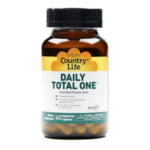 Comprar Country Life, DAILY TOTAL ONE® - Suplemento dietético diário completo - 60 Cápsulas Vegetarianas