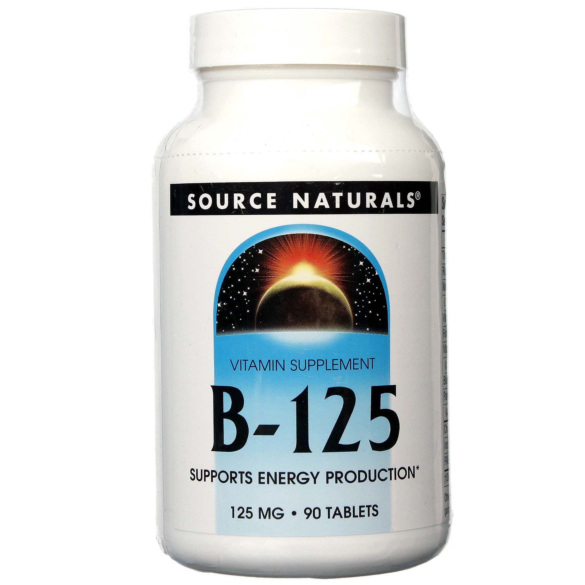 Comprar Source Naturals, Complexo B-125 - 90 Tabletes