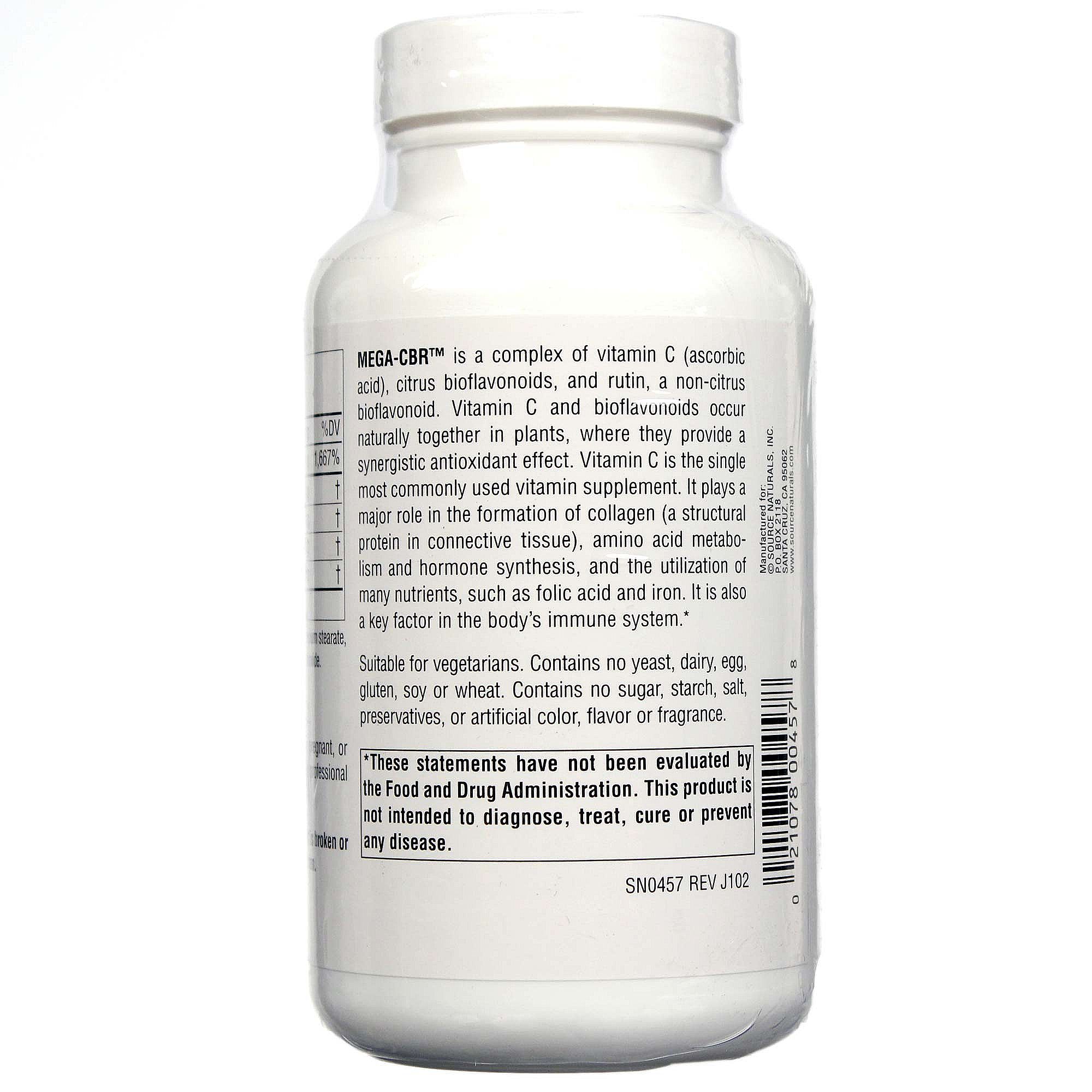 Comprar Source Naturals Mega CBR 100 Tabletes - Imagem 3