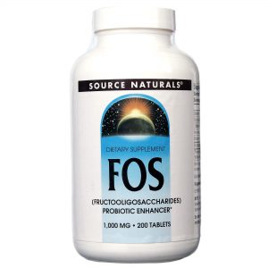 Comprar Source Naturals FOS Fructoigosaccharides 200 Tabletes