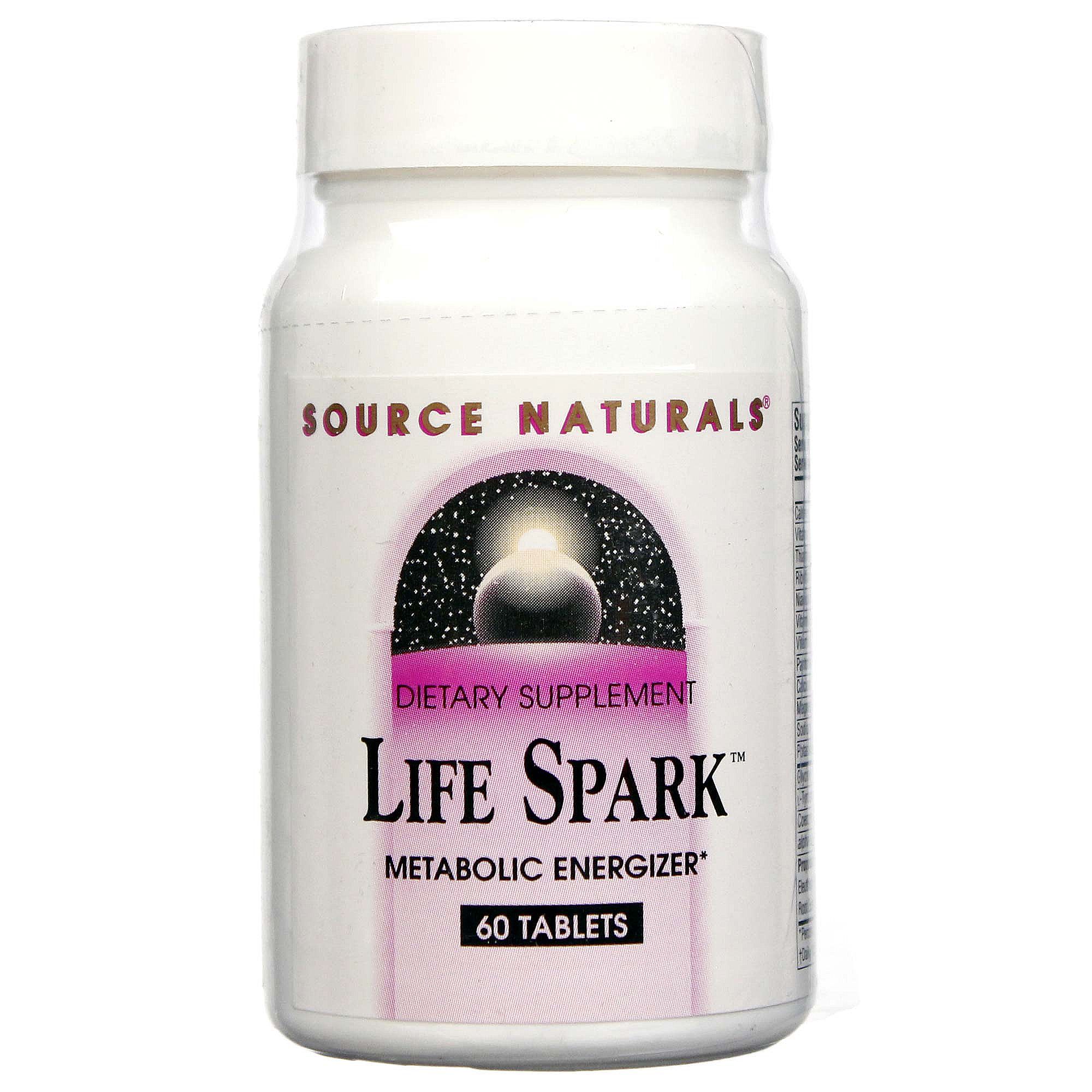 Comprar Source Naturals, Life Spark™ Energizante Metabólico - 60 Tabletes